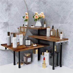 Kitchen Counter Shelf Organizer, 3 Tier Corner Shelf Bathroom